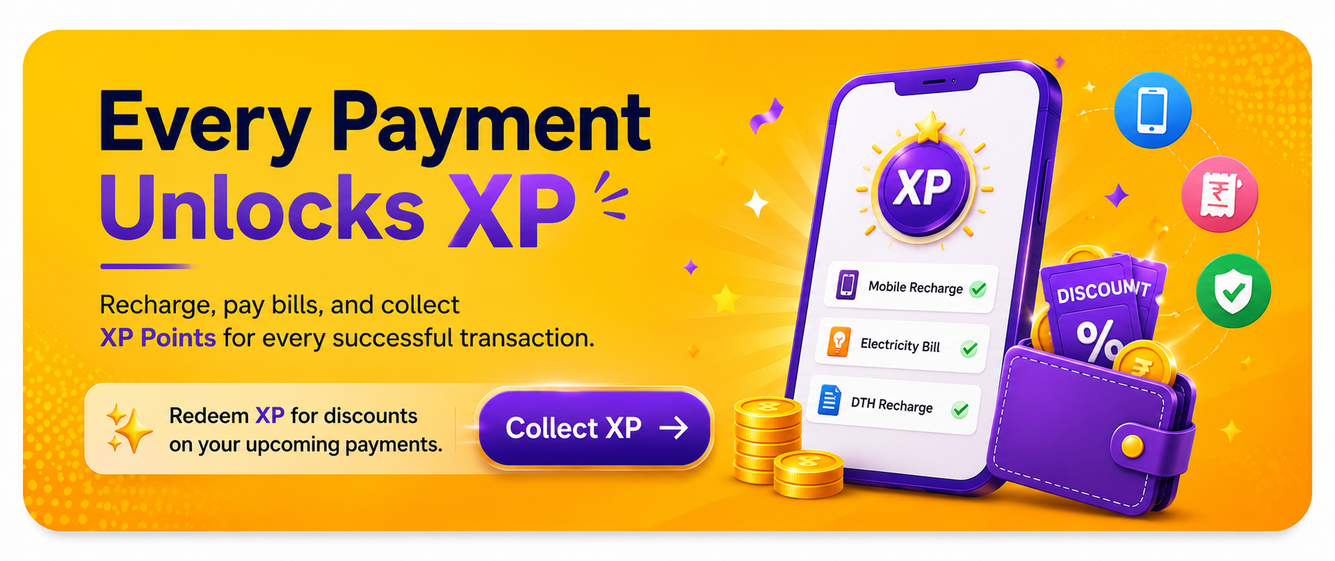 Every payment unlocks XP with KoinVü